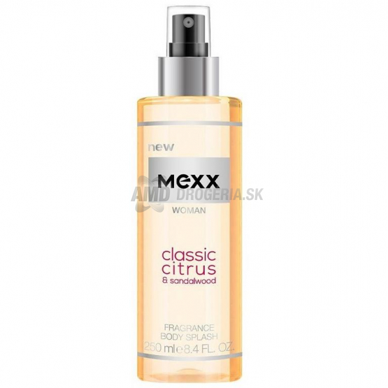 Mexx Woman Classic Citrus & Sandalwood telový sprej, 250 ml