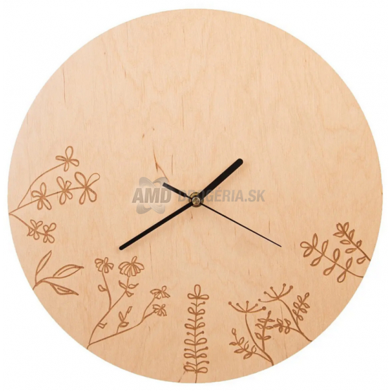 HODINY NÁSTENNE LÚKA 34CM