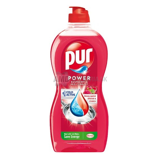 Pur Power prostriedok na riad Raspberry & Red Currant, 450 ml