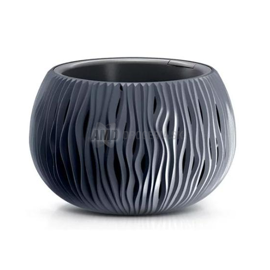 KVETINÁČ SANDY BOWL 29 CM MOCCA S VKLADOM
