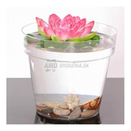 KVETINÁČ CRYSTAL 12 CM PRIESVITNÝ