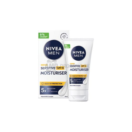 NIVEA KREM MEN OCHRANNY OF15 SENSITIVE 75ML
