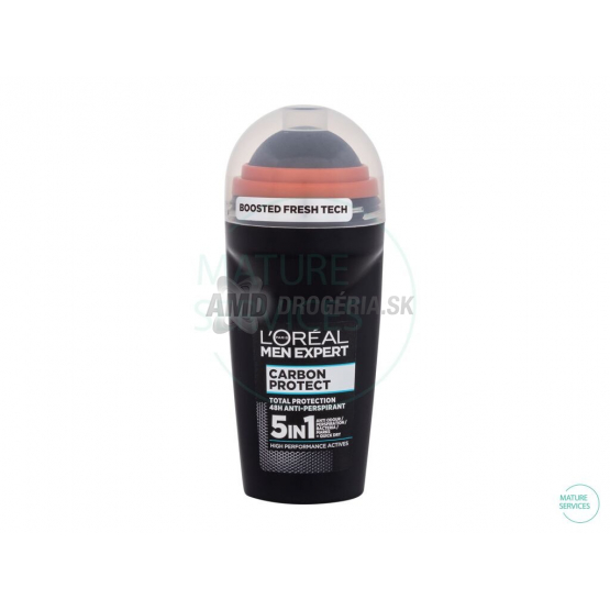 L'Oréal Men Expert Carbon Protect 5in1 antiperspirant roll-on, 50 ml