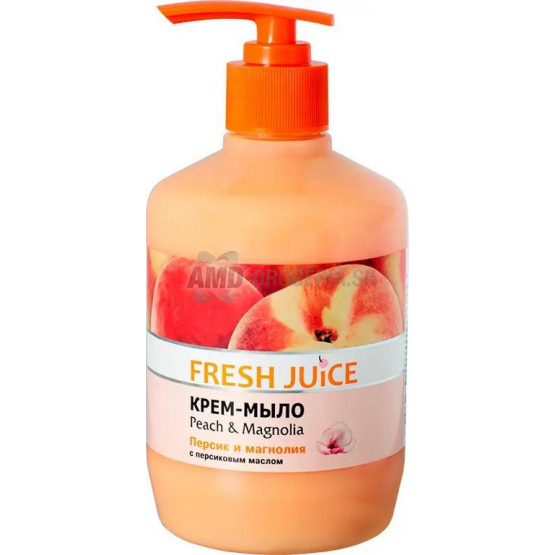 Fresh Juice Tekuté mydlo Peach & Magnolia, 460 ml
