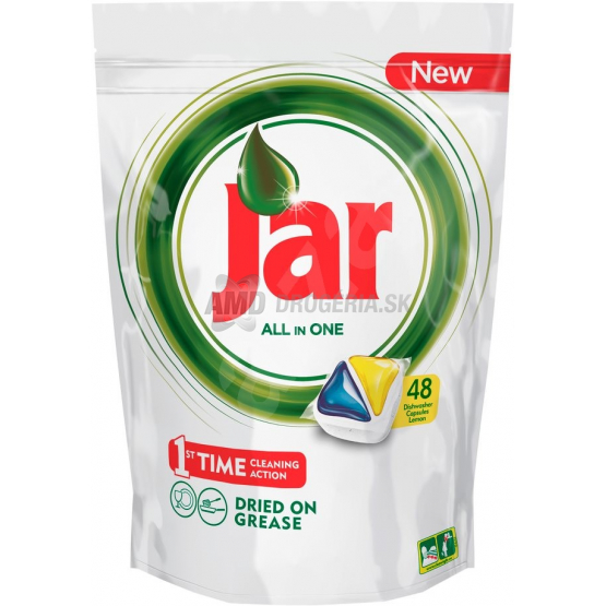 JAR TABLETY DO UMÝVAČKY YELLOW 48 KS