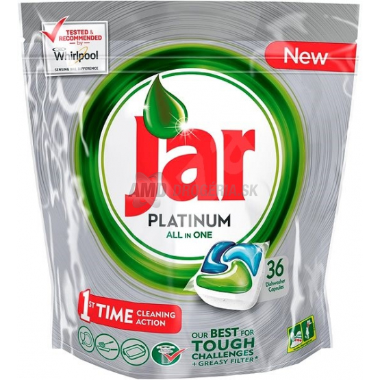 JAR TABLETY DO UMÝVAČKY PLATINUM GREEN 36 KS