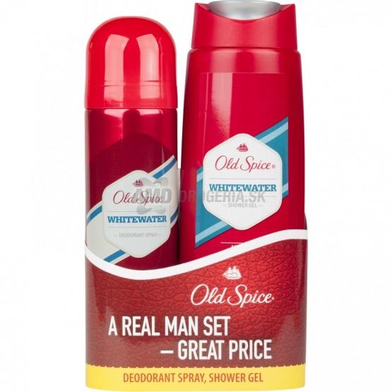 OLD SPICE WHITERWATER DEODORANT + SPRCHOVÝ GÉL