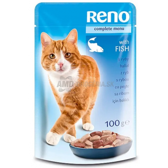 Reno Complete Menu kapsička pre mačky s rybou, 100 g