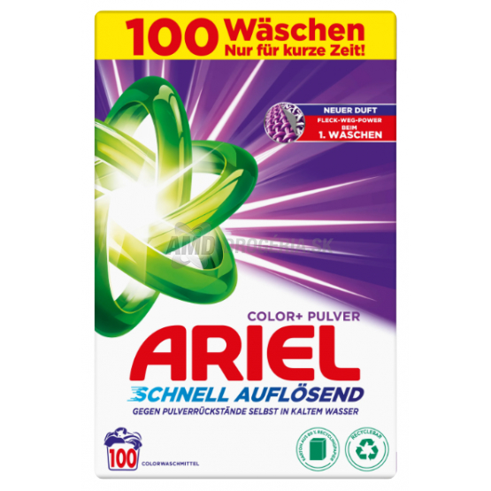 ARIEL  BOX COLOR+ 100PD 6KG