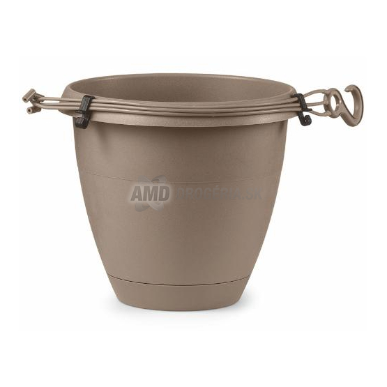 KVETINÁČ ZÁVESNÝ FLOW 30 CM MIX FARIEB