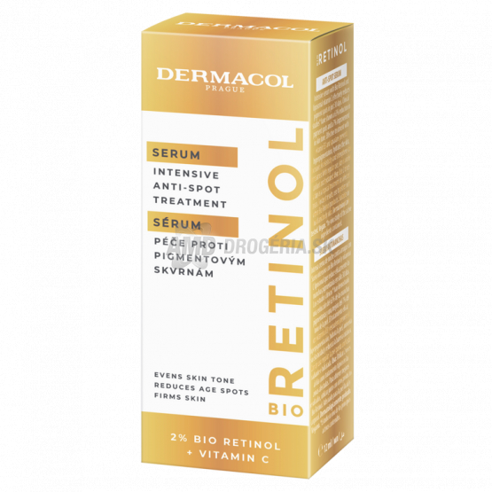 DERMACOL SÉRUM  BIO RETINOL PIGMENTOVÉ ŠKVRNY 12ML