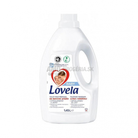 Lovela Baby Color tekutý prací gél na farebnú bielizeň, 1,45 l (16 praní)