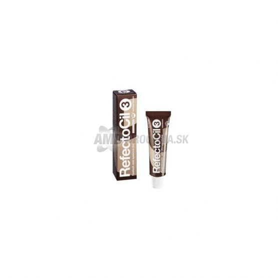 RefectoCil Farba na obočie a mihalnice 3 Natural Brown, 15 ml