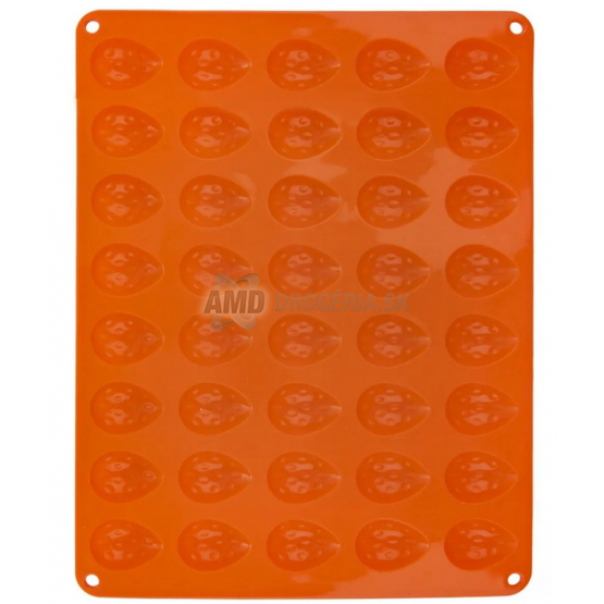 ORION FORMA SILIKÓN ORECHY 40KS 33,5X26X1,2CM ORANŽOVÁ 