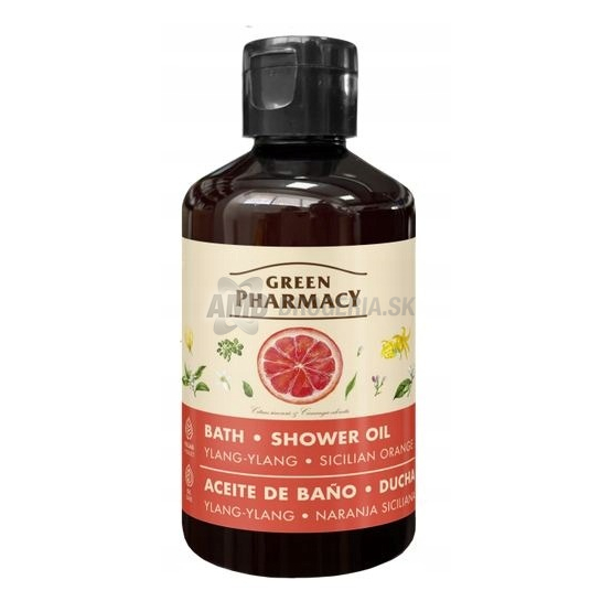 Green Pharmacy Olej do kúpeľa a sprchy Ylang-Ylang a sicílsky pomaranč, 250 ml