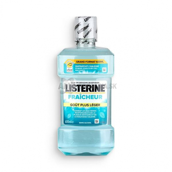 Listerine Ústna voda Freshness Lighter Taste, 600 ml