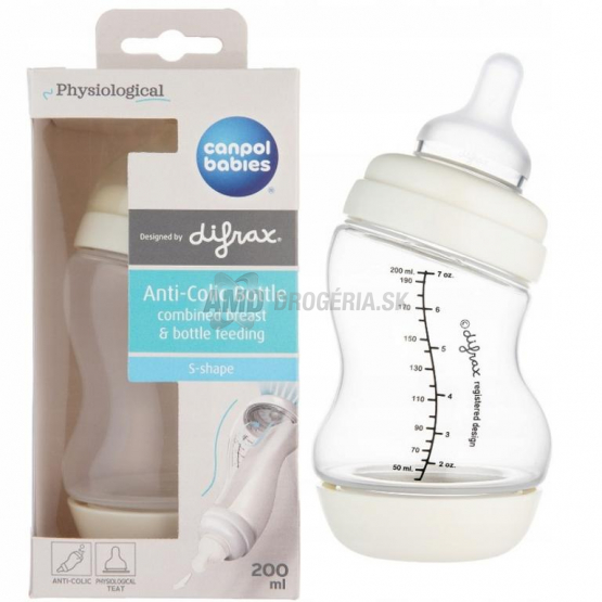 Canpol Babies Antikoliková fľaša S-shape, 200 ml