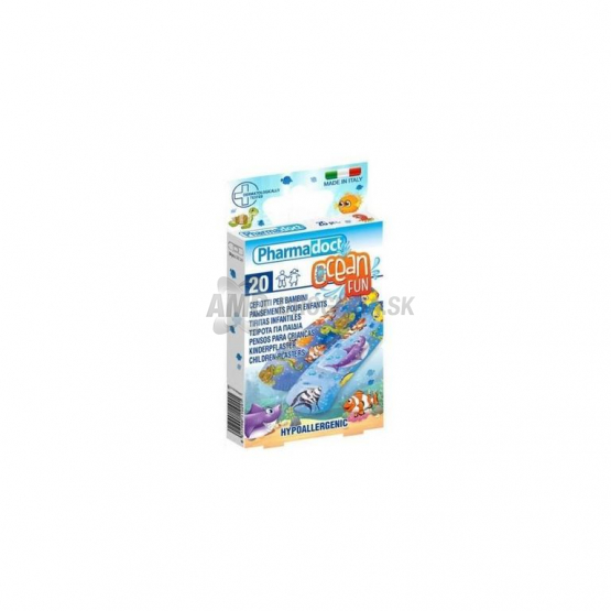 Pharmadoct Detské náplasti Ocean Fun, 20 ks