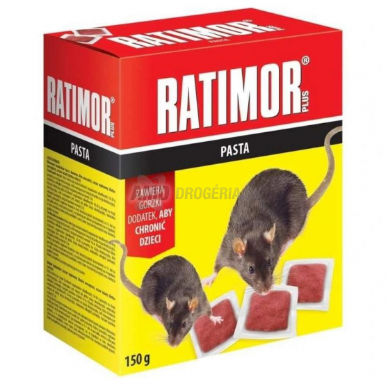 Ratimor Plus mäkká návnada proti hlodavcom, 150 g