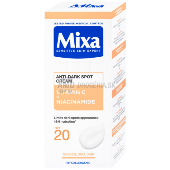 MIXA KRÉM PROTI TMAVÝM ŠKVRNÁM SPF20 50ML