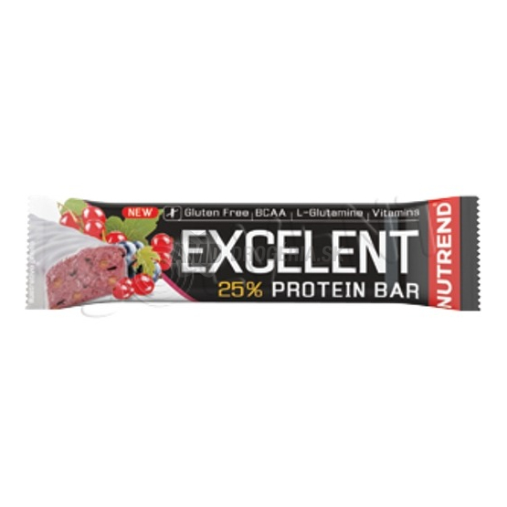 Nutrend Excelent Protein Bar 25 % čierne ríbezle a brusnice, 85 g