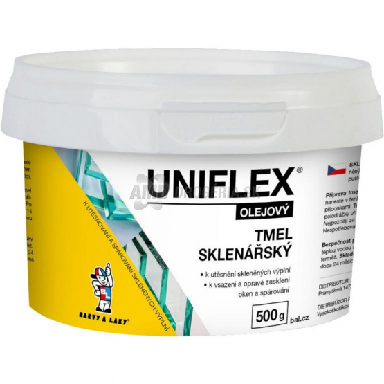 Uniflex Olejový tmel sklenársky, 500 g