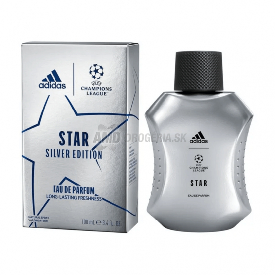 ADIDAS EDT UEFA CHAMPION LEAGUE STAR SILVER ED.  100ML