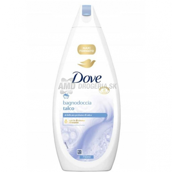 Dove Sprchový gél Talco, 750 ml