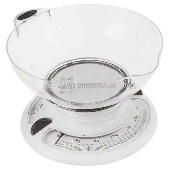 VÁHA KUCHYNSKÁ MECHANICKÁ 3KG+MISA 1,85L