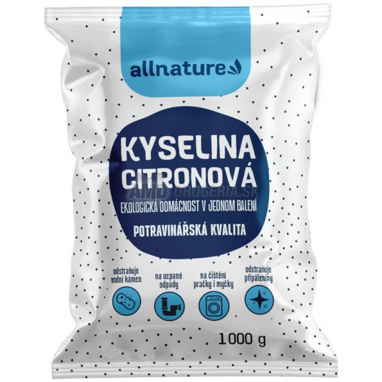 ALLNATURE KYSELINA CITRÓNOVÁ 1KG