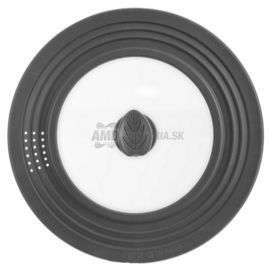 POKRIEVKA SKLO/SILIKÓN 3V1 24/26/28CM