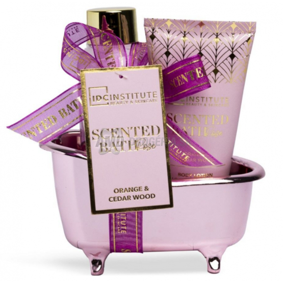 KAZETA VANIČKA ROSE IDC INSTITUTE POMARANČ A CÉDROVÉ DREVO ŠAMPÓN 100ML + TELOVÉ MLIEKO 50ML 