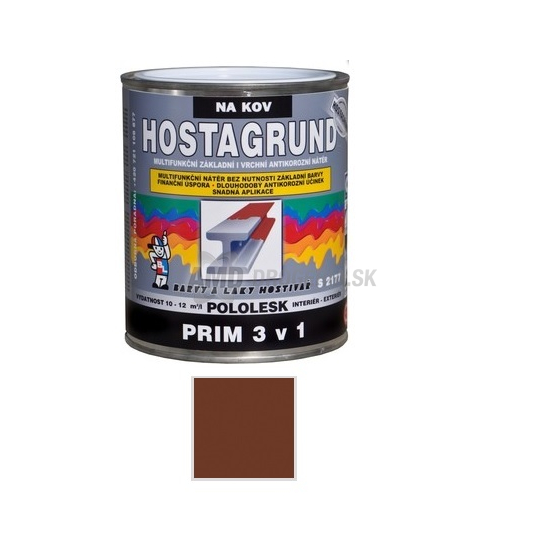 HOSTAGRUND PRIM 3 v 1 HNEDÁ 0240 0,6 L