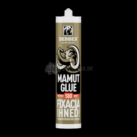 Den Braven Mamut Glue High Tack montážne lepidlo čierne, 290 ml