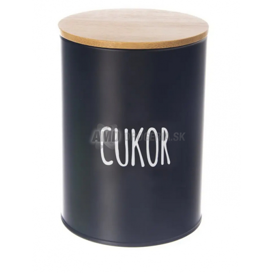 DÓZA PLECH/BAMBUS PR.11CM CUKOR