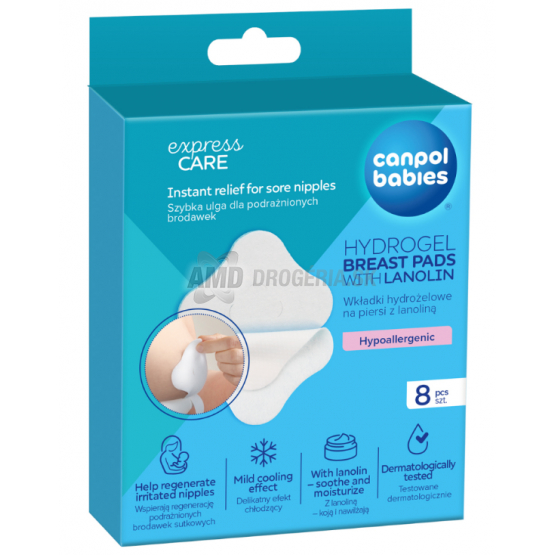 CANPOL BABIES HYDROGÉLOVÉ PRSNÉ VANKÚŠIKY S LANOLÍNOM 8KS