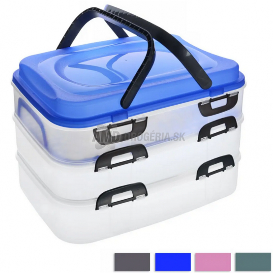 ORION BOX PIKNIK 3 POSCHODIA S UŠAMI MIX FARIEB