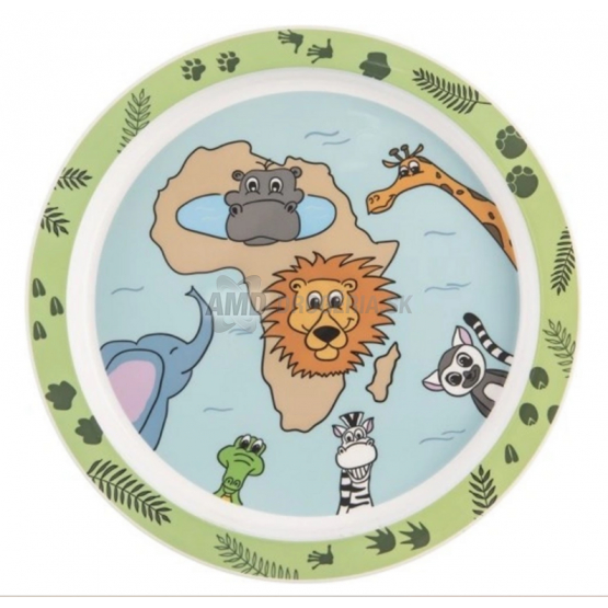 TANIER PLYTKÝ DETSKÝ PRIEMER 21CM SAFARI