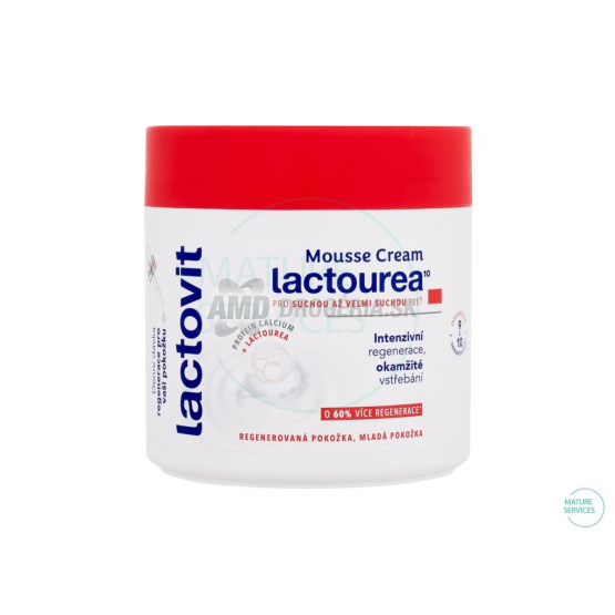 Lactovit Lactourea penový telový krém, 400 ml