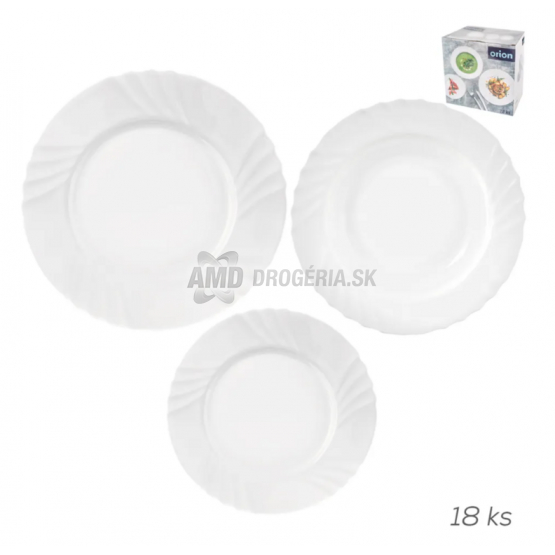 SADA JEDÁLENSKA OPÁL LUNA VLNKY OKRÚHLA 18 KS