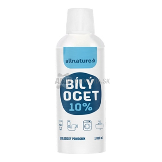 Allnature Biely ocot 10 %, 1000 ml