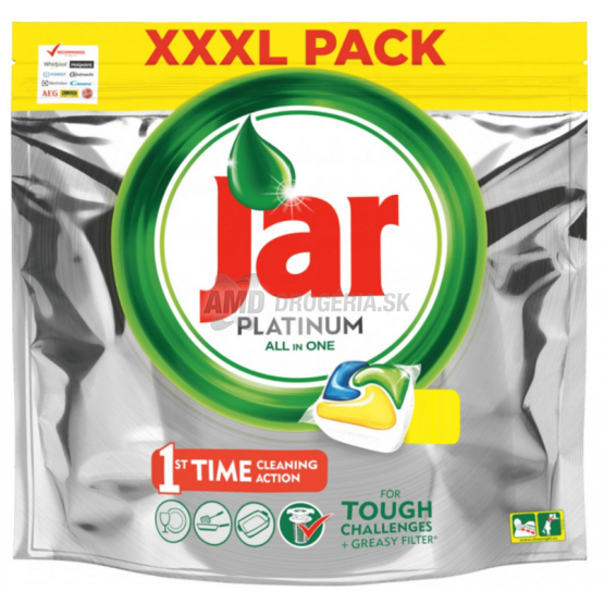 JAR TABLETY DO UMÝVAČKY PLATINUM YELLOW 6x21/126KS