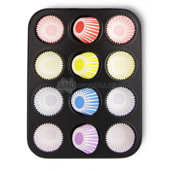 FORMA KOV MUFFINY 12 KOŠÍK PAPIER 72KS