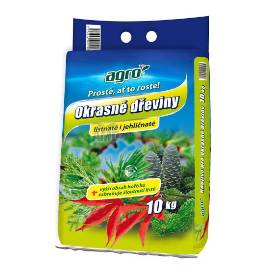 AGRO  HNOJIVO NA OKRASNÉ DREVINY 10KG