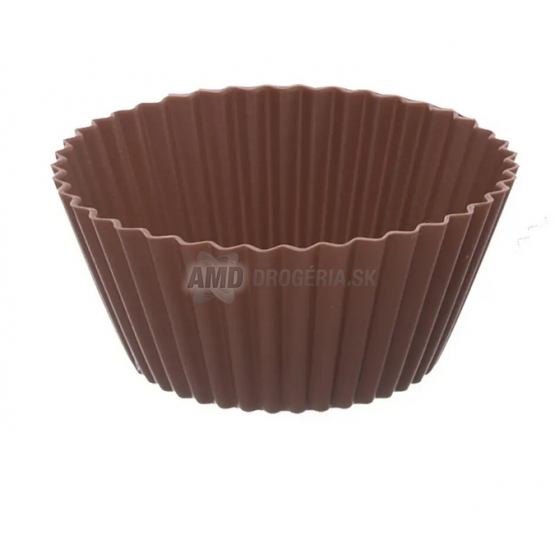 FORMIČKA SILIKÓN KOŠÍČEK MUFFINY 6KS HNEDÁ