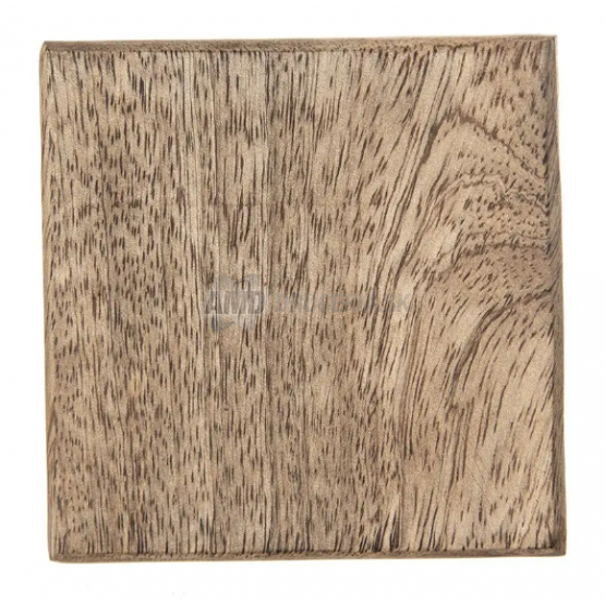 PODTÁCKA DREVO MANGO 10 X 10 CM 1KS