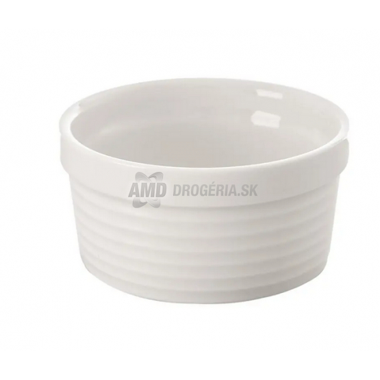 MISA ZAPEKACIA PORCELÁNOVÁ  9 × 4,5 CM BIELA