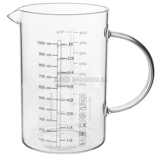 ODMERKA SKLO BOROSILIKÁT 1 L POTLAČ