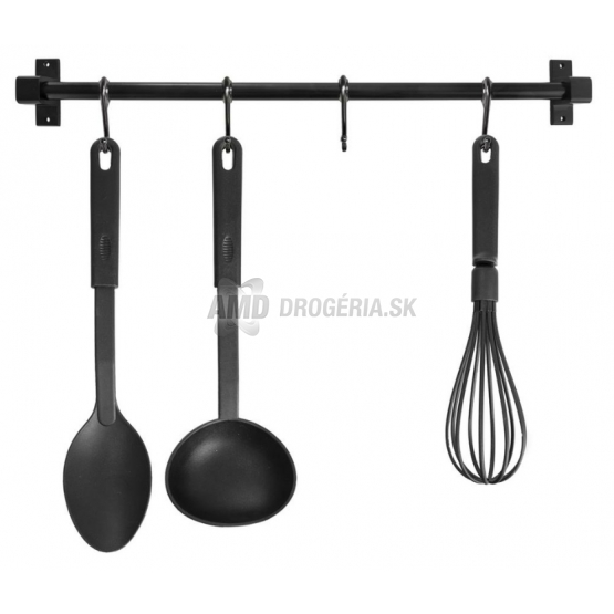 TYČ ZÁVESNÁ RADKA HLINÍK+ 4 HÁČIKY 50,5 CM