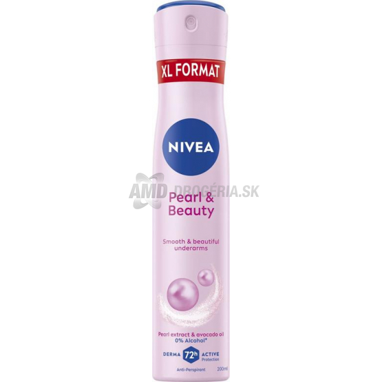 NIVEA DEO 200ML PEARL BEAUTY W